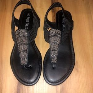 Never worn size 8 Falls creek sandals
